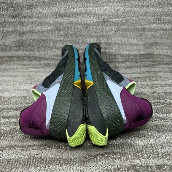 NIKE GO FlyEase Black/Black-Lime Glow Men’s Size 8.5 Folding Hands Free - Picture 8 of 9